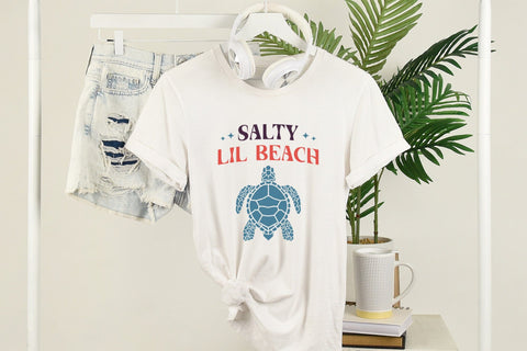 Salty Lil Beach - Retro Summer SVG SVG CraftLabSVG 
