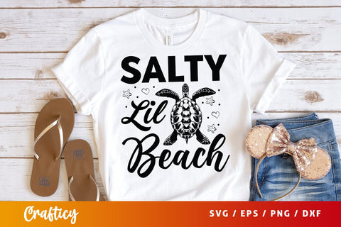 Salty Lil Beach SVG Design SVG Designangry 