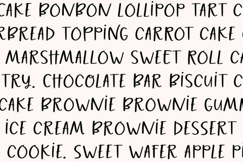 Salty Liquorice Font Font Cotton White Studio 