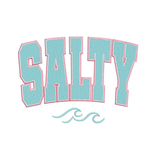 Salty Machine Embroidery Design, Ocean waves Embroidery Design, 3 sizes, Instant Download Embroidery/Applique DESIGNS Nino Nadaraia 