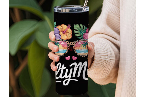 Salty Mom 20oz Tumbler Wrap Sublimation DesignSVG 