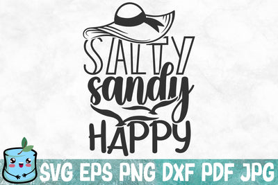 Salty Sandy Happy SVG MintyMarshmallows 