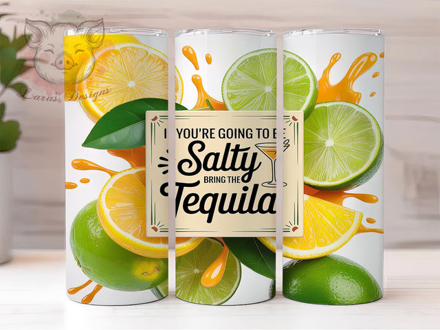 Salty & Sassy Tequila Party Tumbler, Salty Funny Tumbler PNG, Margarita Tumbler Design, 20oz Sublimation Wrap, Beach Vibes Tumbler, Party Tumbler Sublimation, Sassy Tumbler Design Sublimation Lara' s Designs 