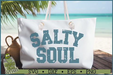 Salty Soul Distressed SVG File SVG Crunchy Pickle 