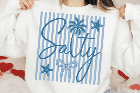 Salty SVG, Summer Coquette Bow SVG SVG SVG Studio 