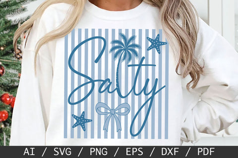 Salty SVG, Summer Coquette Bow SVG SVG SVG Studio 