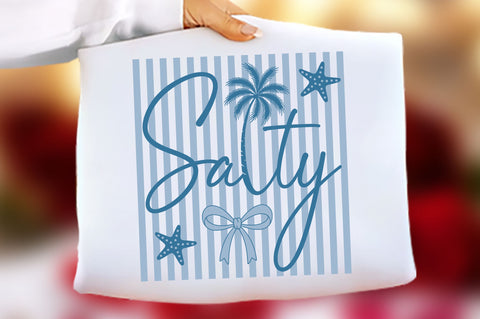 Salty SVG, Summer Coquette Bow SVG SVG SVG Studio 