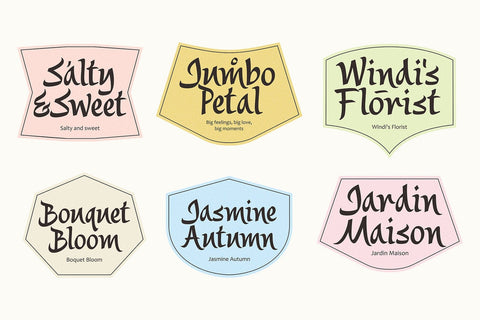 Saltza – A Decorative Handcrafted Font Font Four Lines Std. 