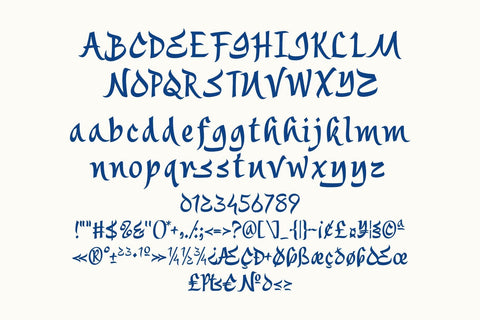 Saltza – A Decorative Handcrafted Font Font Four Lines Std. 