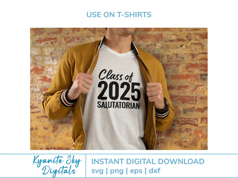 Salutatorian 2025 Graduation SVG Bundle clipart graphics SVG Kyanite Sky Digitals 
