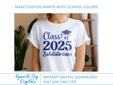 Salutatorian 2025 Graduation SVG Bundle clipart graphics SVG Kyanite Sky Digitals 