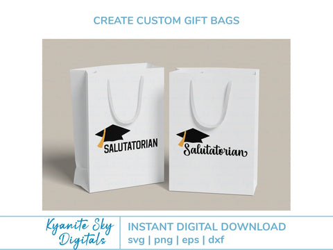 Salutatorian 2025 Graduation SVG Bundle clipart graphics SVG Kyanite Sky Digitals 