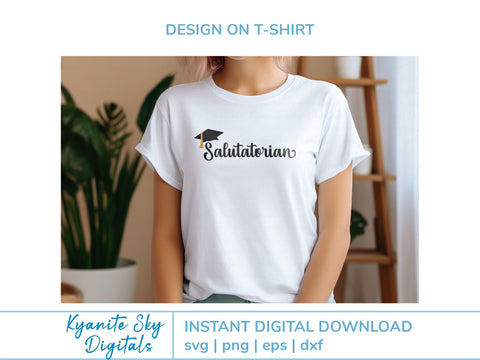 Salutatorian Graduation 2024 SVG bundle SVG Kyanite Sky Digitals 