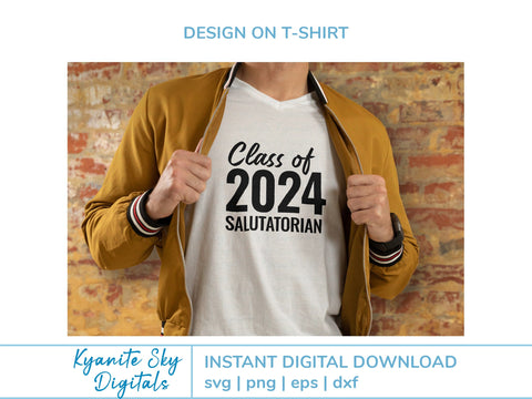 Salutatorian Graduation 2024 SVG bundle SVG Kyanite Sky Digitals 