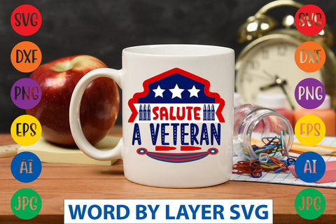 Salute A Veteran SVG DESIGN SVG Rafiqul20606 