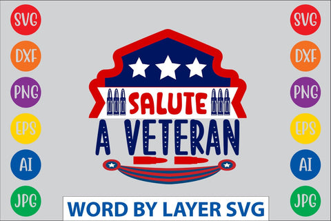 Salute A Veteran SVG DESIGN SVG Rafiqul20606 