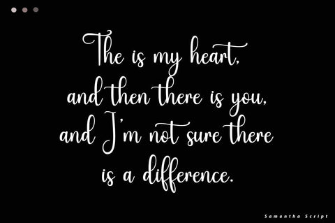 Samantha Script Font muhammadzeky 