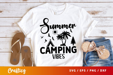 Sammer camping vibes svg Design SVG Designangry 