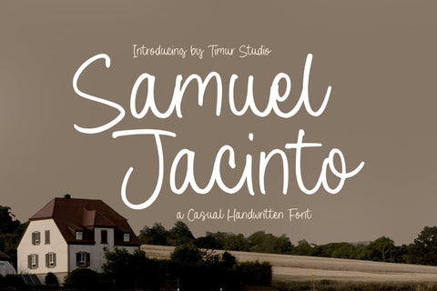 Samuel Jacinto - Casual Handwritten Font Font Timur type 