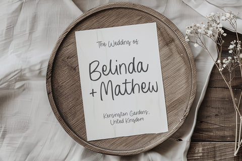 Samuel Jacinto - Casual Handwritten Font Font Timur type 