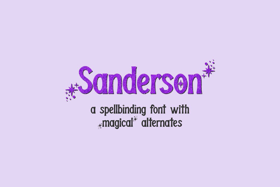 Sanderson Serif Display Font
