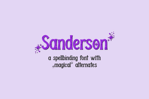 Sanderson Serif Display Font Font Beck McCormick 