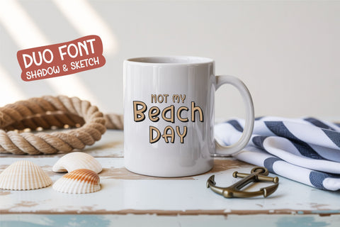 Sandy Wink Fonts | Playful Sea Font Family with 5 Cute Style Font TonisArtStudio 