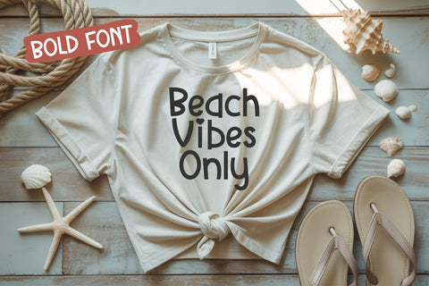 Sandy Wink Fonts | Playful Sea Font Family with 5 Cute Style Font TonisArtStudio 