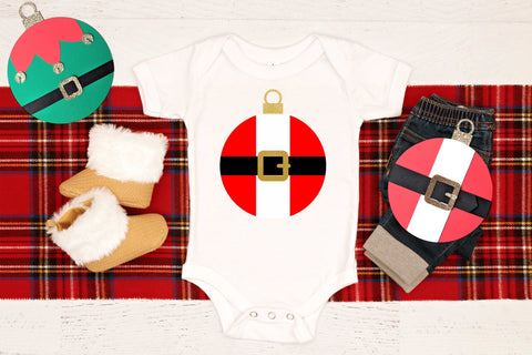 Santa and Elf Suit Ornaments SVG Duo SVG Risa Rocks It 