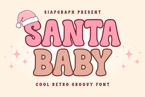 Santa Baby - Cute Groovy Font Font Masyafi Studio 