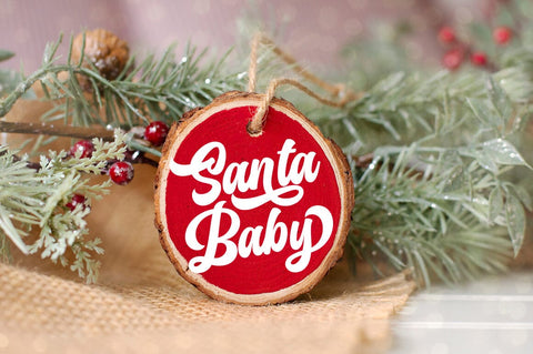 Santa Baby Retro SVG - Christmas SVG Sublimation Pickled Thistle Creative 