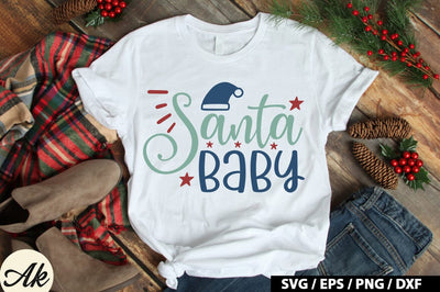 Santa Baby SVG Design SVG akazaddesign 