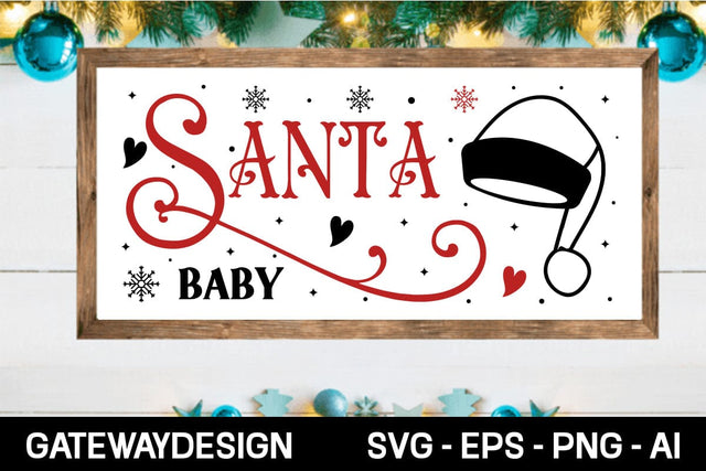 Santa Baby svg design SVG designmaster24 