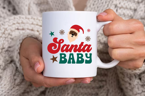 Santa baby Svg Design SVG Regulrcrative 
