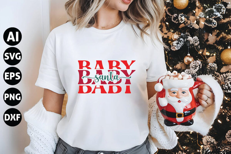 Santa baby Svg, Funny Christmas Svg SVG shah alam 