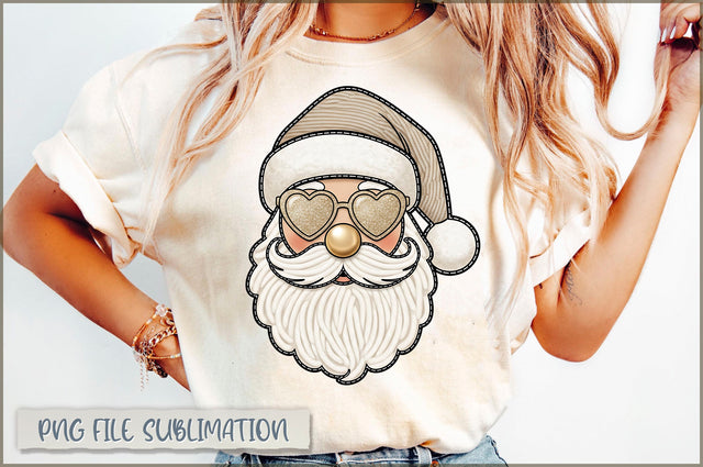 Santa Blowing Bubble PNG, Yarn Christmas Santa Sublimation Shetara Begum 
