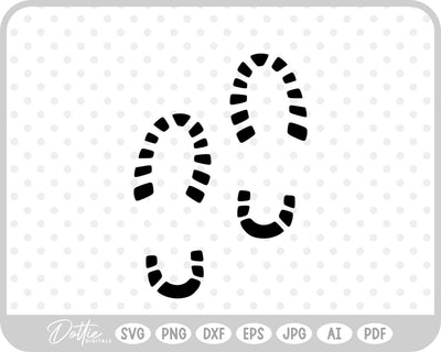 Santa Boot SVG DottieDigitals 