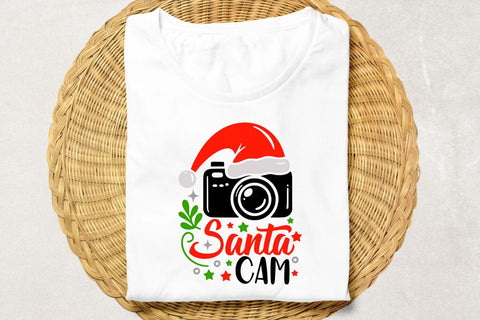 Santa Cam| Funny Christmas Santa SVG Cutting Files. SVG CosmosFineArt 