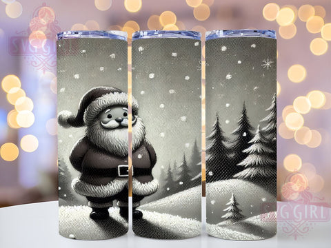 Santa Claus 20oz Tumbler Wrap, Christmas Tumbler, Santa Claus Design, Holiday Drinkware, 20oz Sublimation, Festive Tumbler Wrap, Santa Decor, Christmas Gift Sublimation SvggirlplusArt 
