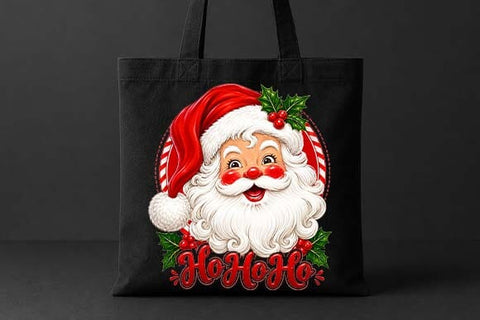 Santa Claus Ho Ho Ho Christmas PNG SVG BillahCrafts 