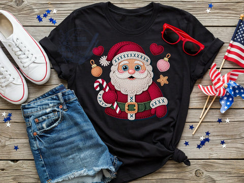 Santa Claus Holiday T-Shirt PNG, Santa Claus, Holiday Style, Christmas Vibes, Winter Fashion, Sublimation PNG, Statement Shirt, Festive Apparel Sublimation ToriDesigns 