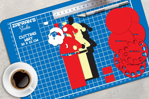 Santa Claus Money Holder | Christmas Money Cake 3D Paper zafrans studio 