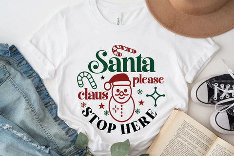 Santa claus please stop here SVG Angelina750 