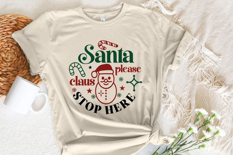 Santa claus please stop here SVG Angelina750 