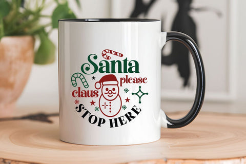 Santa claus please stop here SVG Angelina750 