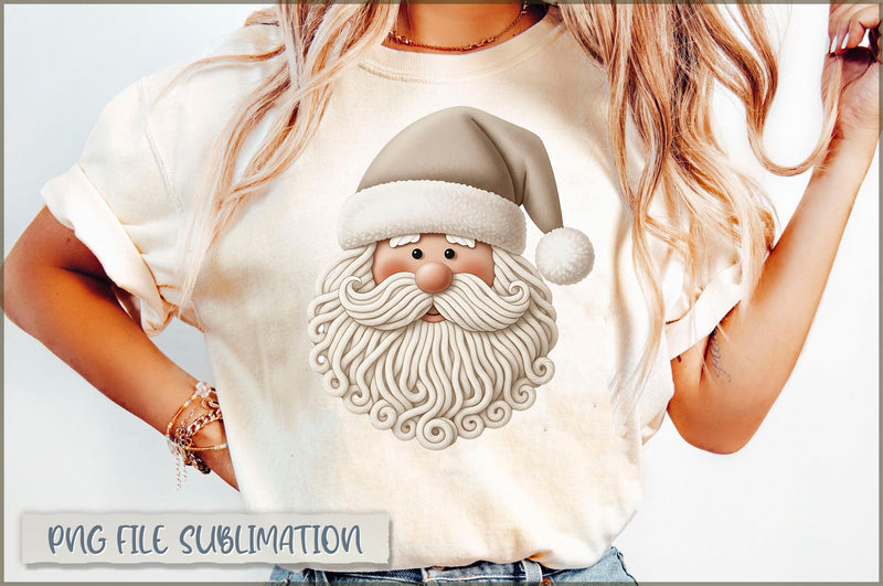 Santa Claus PNG, Preppy yarn Christmas Santa Sublimation Shetara Begum 
