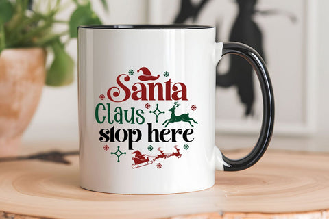 Santa claus stop here please SVG Angelina750 
