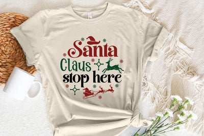 Santa claus stop here please SVG Angelina750 