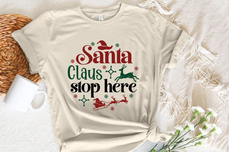 Santa claus stop here please SVG Angelina750 