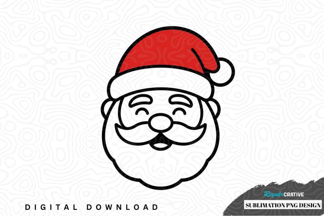 Santa claus sublimation png design Sublimation Regulrcrative 